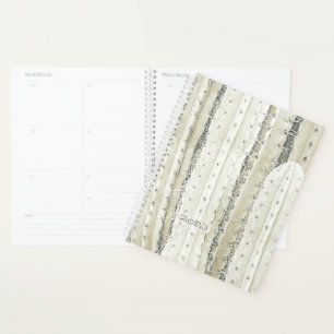 CACTUS Photo Art YEAR Neutral Modern Desert Fun Planner