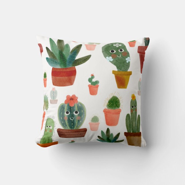 Cactus Pillow (Front)