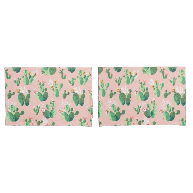 Cactus Pillowcase (Front-Set)
