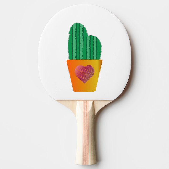 Cactus Ping Pong Paddle (Front)