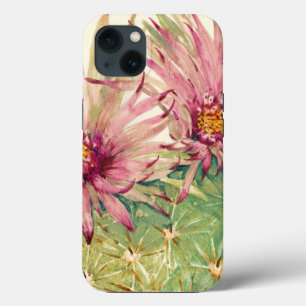 Cactus Pink Blossoms iPhone 13 Case