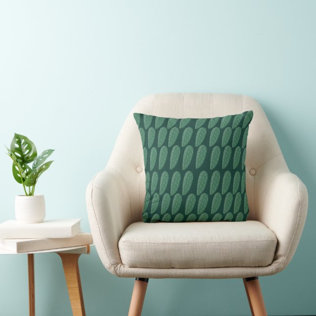 Cactus Plant Cactus Throw Pillow (Chair)