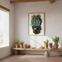 Cactus Plant In A Pot