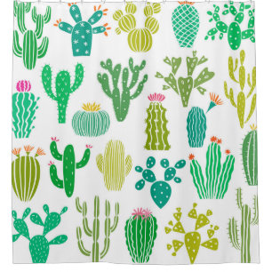 Cactus plant: vintage floral set.