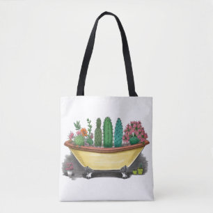 Cactus Plants Tote Bag