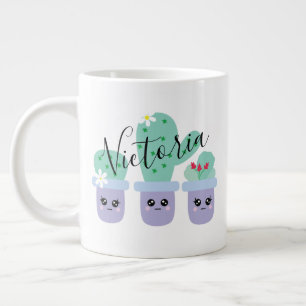 Cactus Poted Nom de la mignonne Géant Café Mug