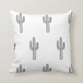 Cactus Print Throw Pillow