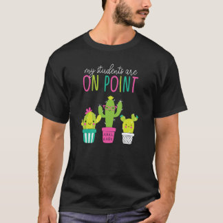Cactus Professeur de Classe T-Shirt Mes élèves son