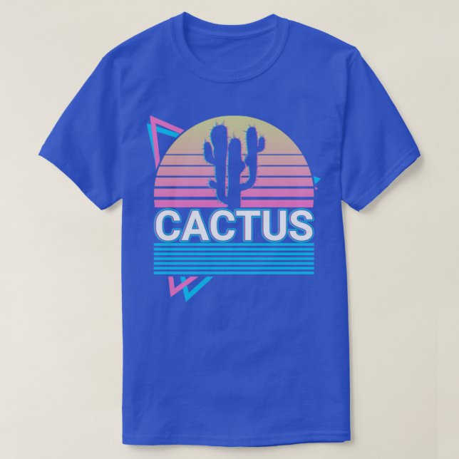 Cactus Retro Gift T-Shirt (Design Front)