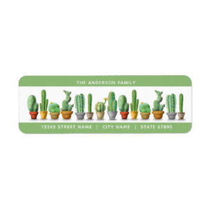 Cactus Return Address Labels