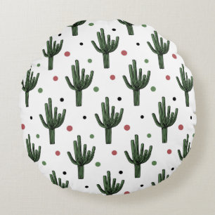 Cactus Round Pillow