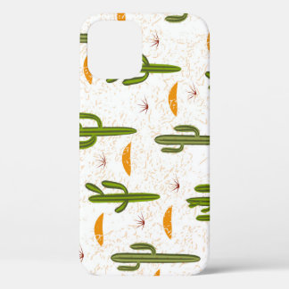 Cactus Sand: Mexican Style Seamless. iPhone 12 Case