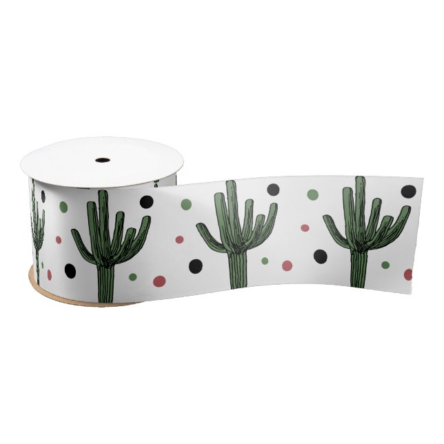 Cactus Satin Ribbon (Spool)