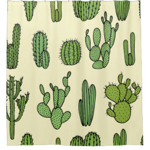 Cactus Sketch: Vintage Floral Elegance.
