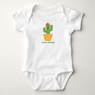 Cactus son and Mom plant Baby Bodysuit