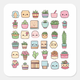 Cactus Sticker for planner sticker diary 