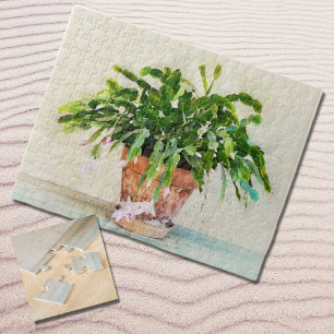 Cactus Succulent dans Clay Pot Southwest Puzzle