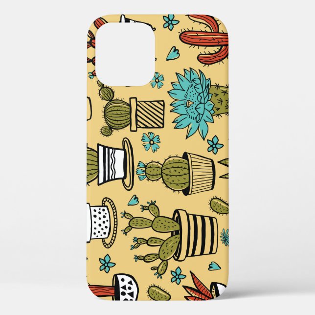 Cactus Succulent: Hand Drawn Sketch Case-Mate iPhone Case (Back)