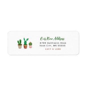 Cactus Succulent Moderne Nouvelle adresse Retour A