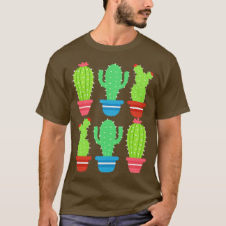 Cactus Succulent Plants Gardening T-Shirt