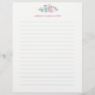 Cactus & Succulent Wedding Planning Pages