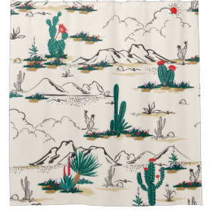 Cactus Succulents: Vintage Desert Floral.