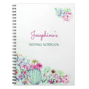 Cactus & Succulents Wedding Planning Notebook