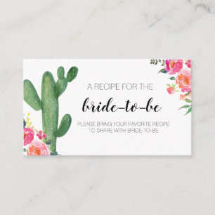Cactus Taco sur l'amour Apportez une carte de rece