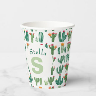 Cactus themed Southwest Charm Paper Cup