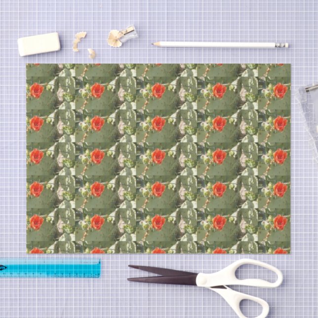 Cactus Tough and Beautiful gift tissue paper (Craft)