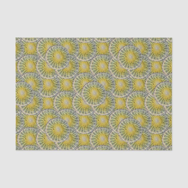 Cactus Tropical Botanical Plant Photo Tissue Paper (Front)