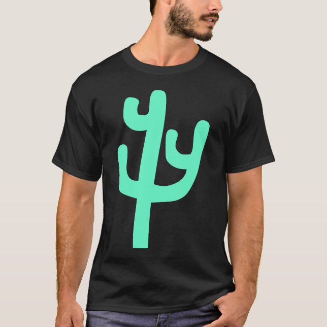 Cactus - Turquoise T-Shirt (Front)