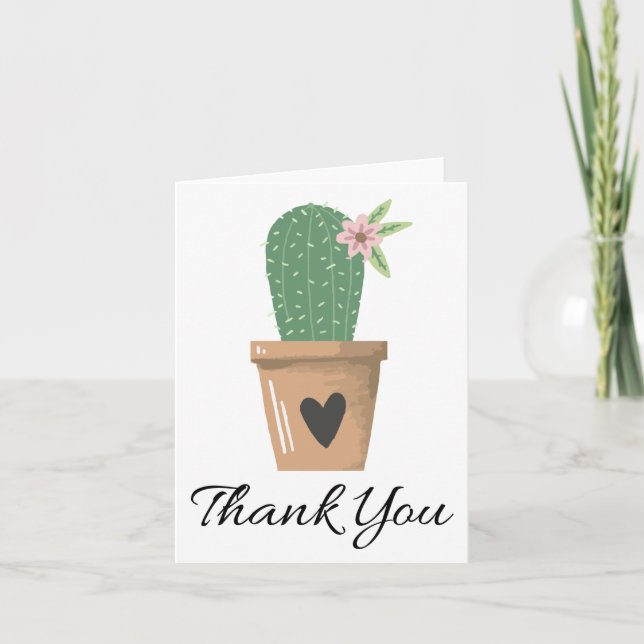 Cactus vert Merci Fleur rose Sud-Ouest (Devant)