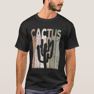 Cactus Vintage Cacti Lover Retro Cactus Succulent T-Shirt