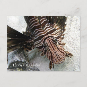Cactus Voyager - Lenny the LionFish Postcard