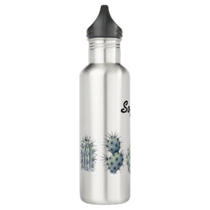 Cactus water bottle mug