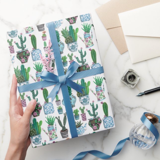 Cactus Western | Anniversaire | Papier Cadeau (Cadeaux)