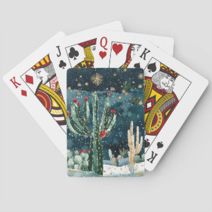 Cactus Western Cowboy Cowgirl Playing Cards