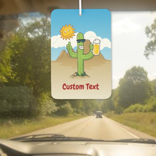 Cactus with Beer Air Freshener (Creator Uploaded)