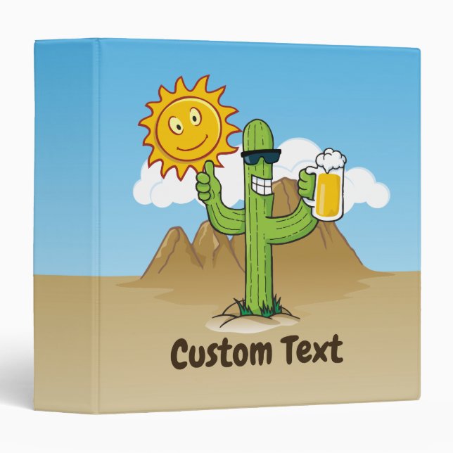 Cactus with Beer Binder (Front/Spine)