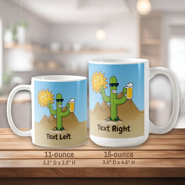 Cactus with Beer Coffee Mug (Creator Uploaded)