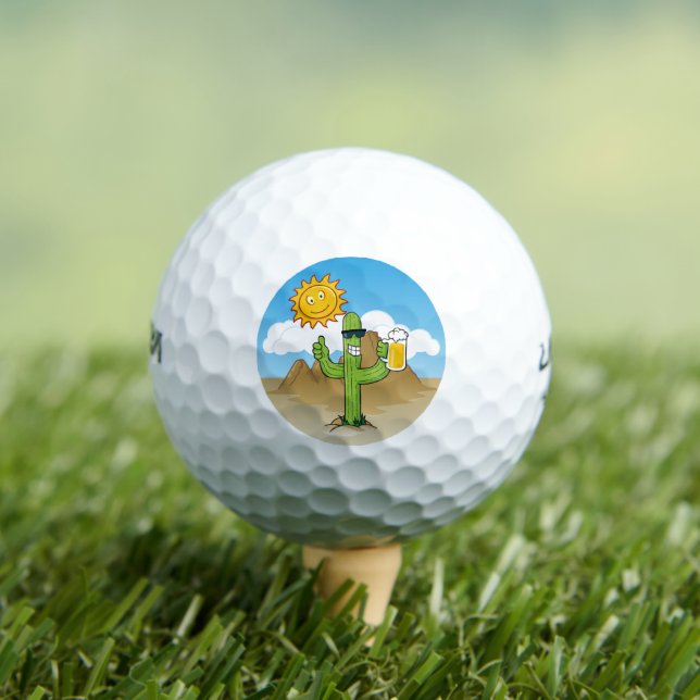 Cactus with Beer Golf Balls (Insitu Tee)