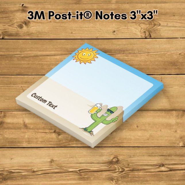 Cactus with Beer Post-it Notes (Creator Uploaded)