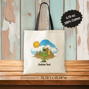 Cactus with Beer Tote Bag