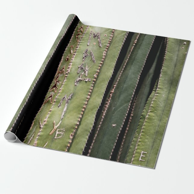 Cactus Wrapping Paper (Unrolled)