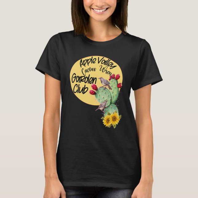 Cactus Wren Garden T-Shirt (Front)