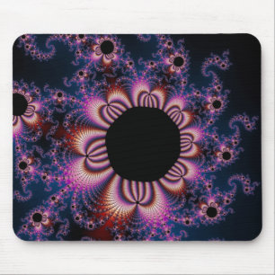 CactusFlowers - Fractal Mousepad