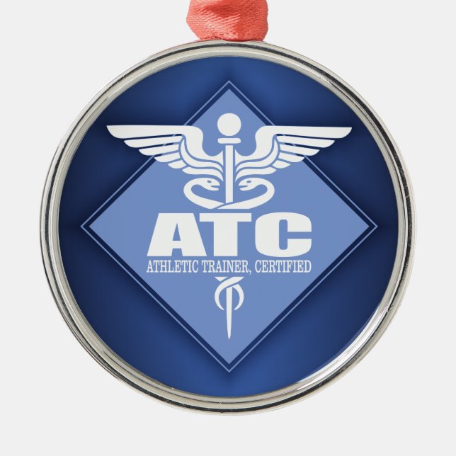 Cad ATC (diamond)  Metal Ornament (Front)