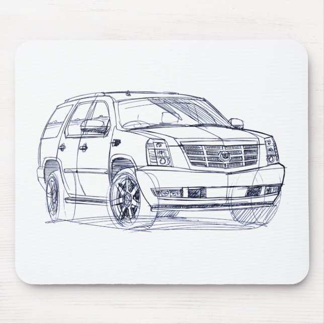 Cad Escalade 2007 Mouse Pad (Front)