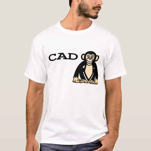 cad monkey 2 T-Shirt (Front)
